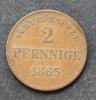 Meiningen 2 Pfennig 1863 