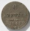 6 Kreuzer 1849 C Prag 