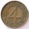 4 Pfennig 1932 A Berlin Weimarer Republik 