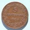 5 Centesimi 1894 R, Schrötlingsriss 