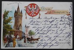 Frankfurt. Lithographie 1898 