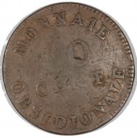 10 Centimes 1814 W Antwerpen. ss- 