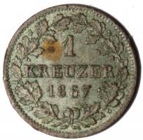 1 Kreuzer 1867 vzgl+ 