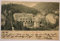 Ansichtskarte Badgastein, Wandelbahn, 17.7.1902 