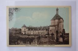 POSTCARD Chateau d EPOISSES (Cote d Or) Cour de honneur 