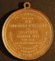 Schützenmedaille 1881 Hochzeit Erzherzog Rudolf 