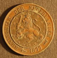 Holland - 2 1/2 Cent 1877 