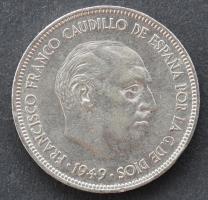 Spain cinco pesetas 1949 (50) 
