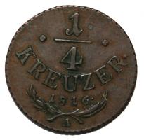 MÜNZEN MACHO : 1/4 Kreuzer 1816 A Kaiser Franz 1. 