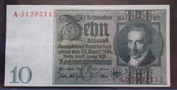 10 Reichsmark 1929, Erh.: 1- 
