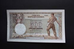 Serbien 500 Dinar 1942 
