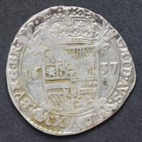 Spanische Niederlande, 1 Escalin 1637 Brabant 