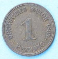 1 Pfennig grosser Adler 1893 A 