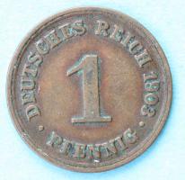 1 Pfennig kleiner Adler 1874 B 