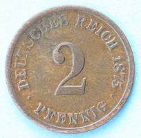 2 Pfennig kleiner Adler 1875 G 