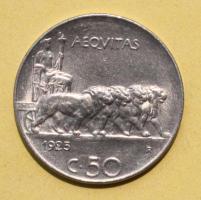 Italien, 50 Centesimi 1925 R 