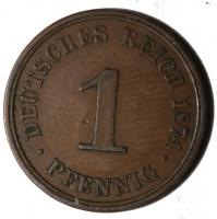 1 Pfennig 1874 A, vzgl 
