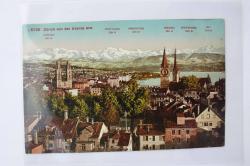 Ansichtskarte Zürich von der Urania aus 
